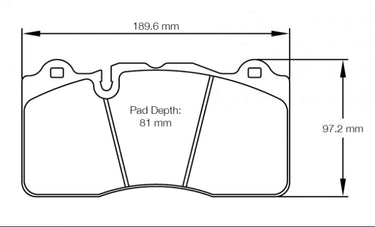 Pagid Racing Brake Pads No. 8253 - Competition Motorsport